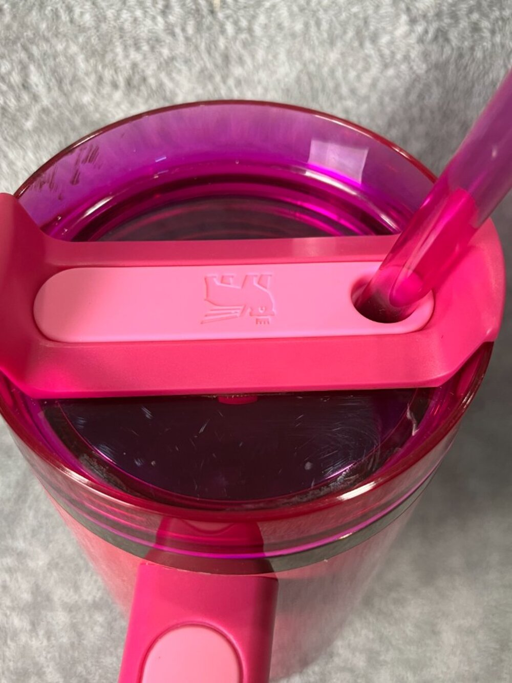 Stanley Barbie Icon Quencher 30 oz Pink Tumbler w/ Handle, Lid & Straw - Picture 6 of 12